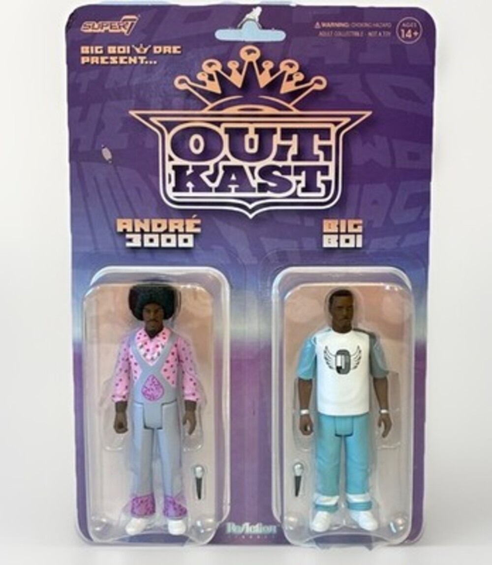 OutKast (Big Boi & André 3000) Wave 3 Super7 Reaction Figure